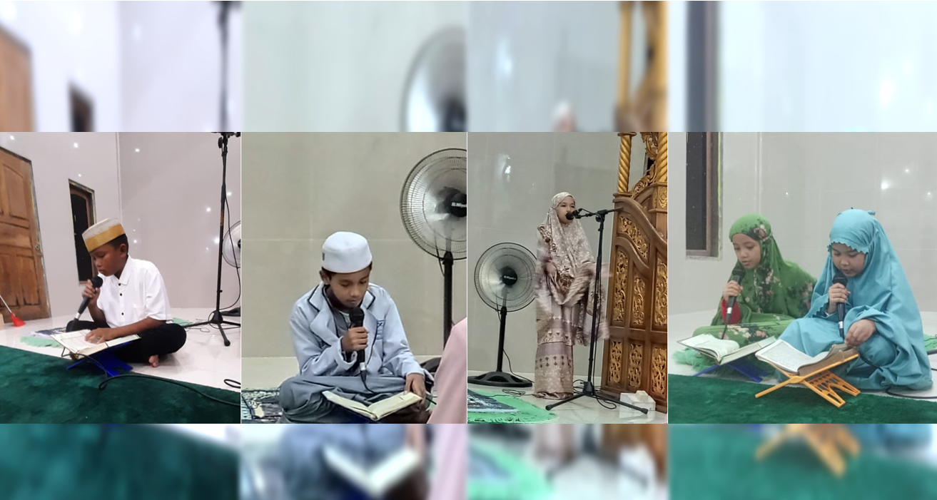 Malam Ke-10 sampai 12 Ramadhan, Ahmad Azzam Al-Fatheh, Miftah Khairul Haq, Najwa Azzahrah, Salsabila, dan Adelia Faranisa Azni Tampil Mengisi Acara Sebelum Sholat Tarawih